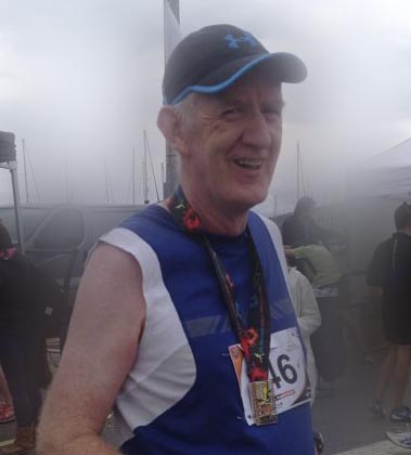 Still smiling after the Dingle Marathon three years ago in 2014.